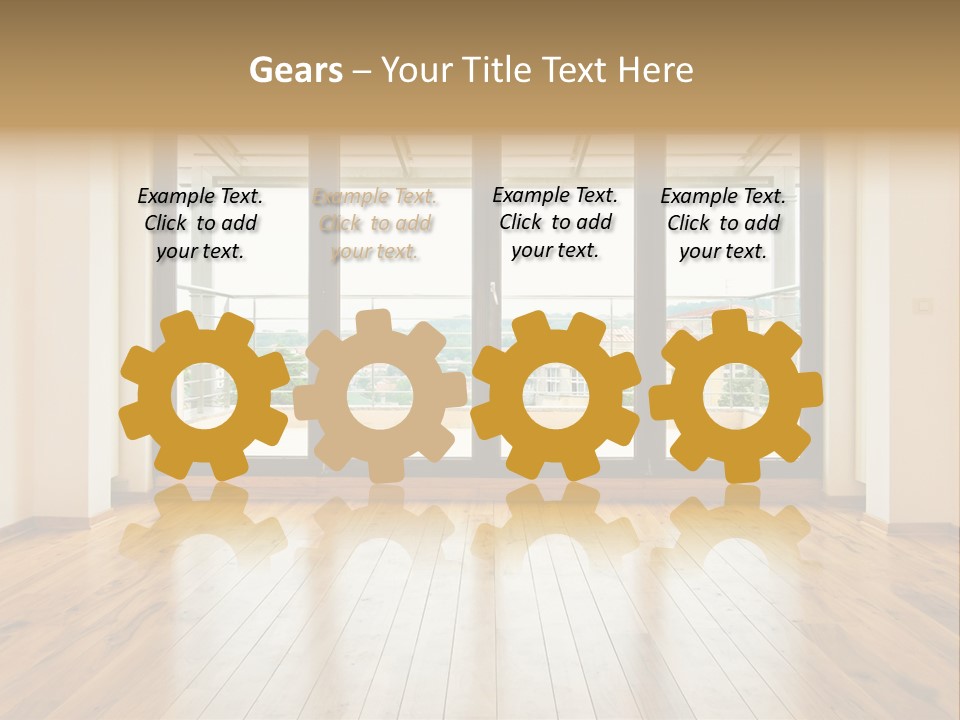 Utility Vehicle White PowerPoint Template