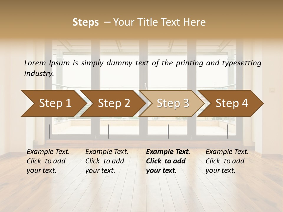 Utility Vehicle White PowerPoint Template