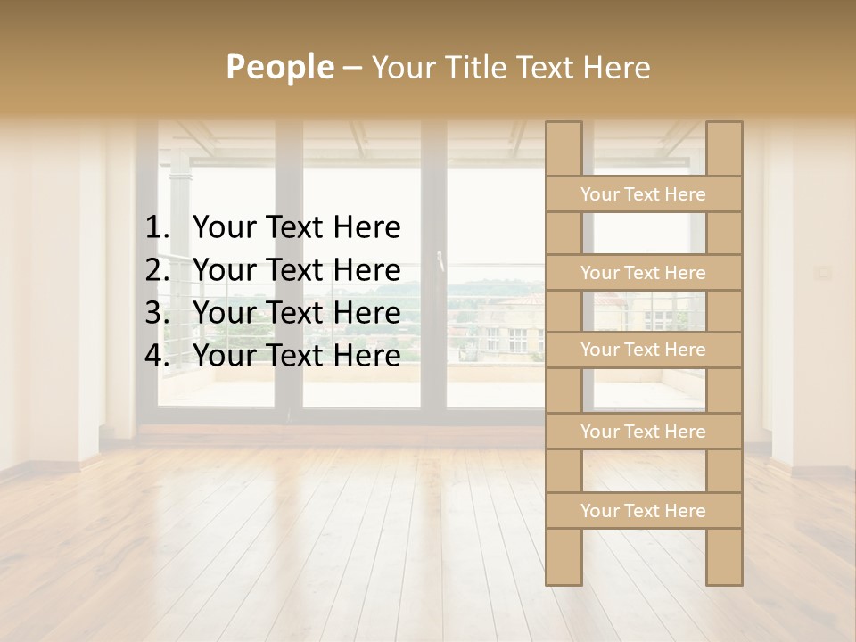 Utility Vehicle White PowerPoint Template