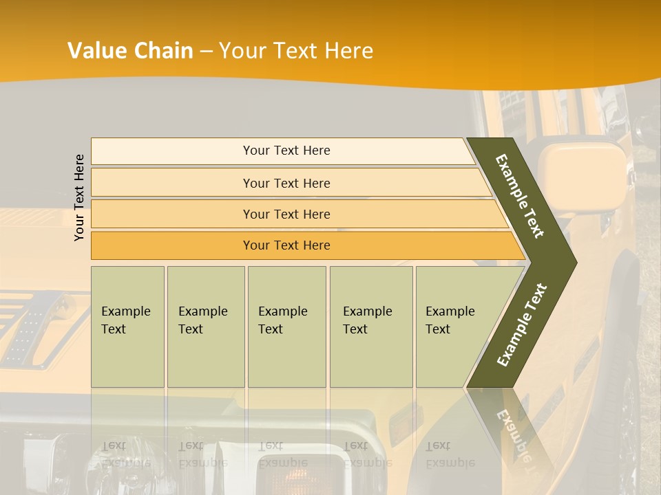 Utility Vehicle White PowerPoint Template