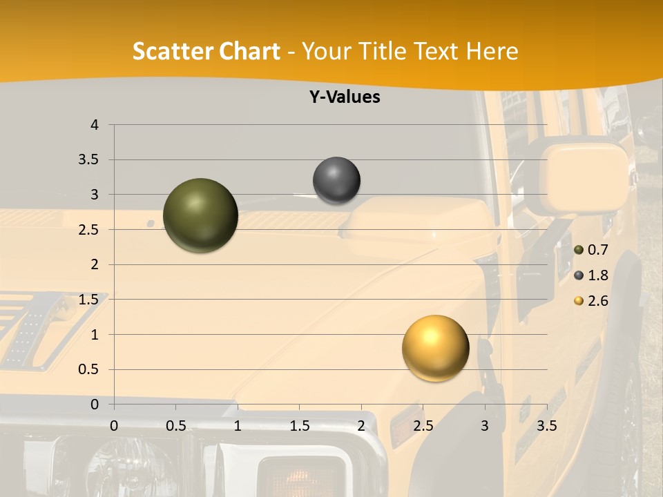 Utility Vehicle White PowerPoint Template