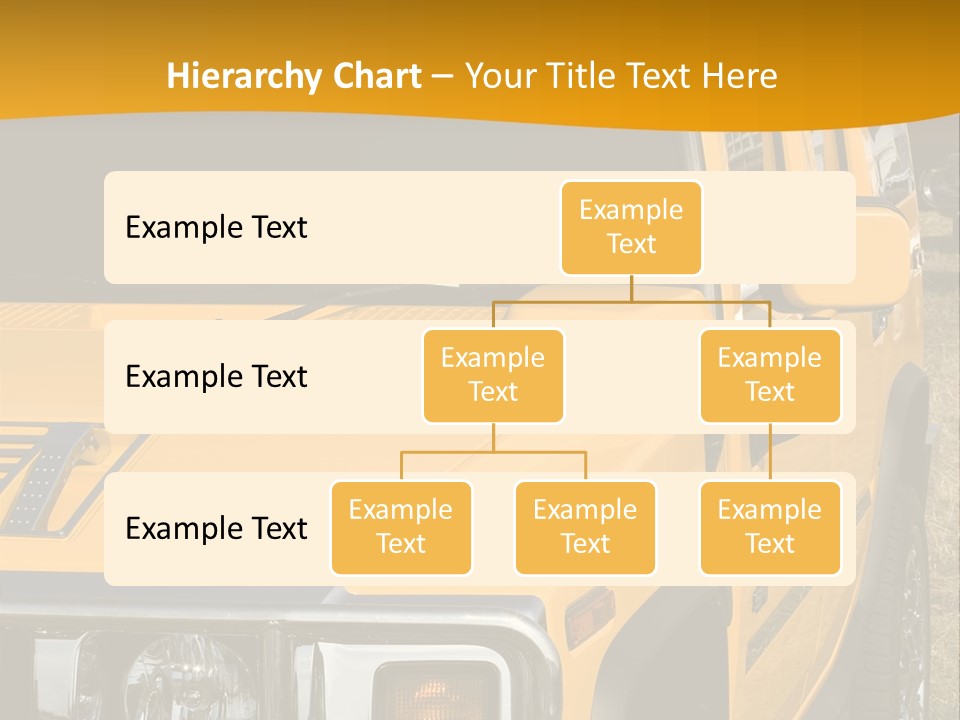 Utility Vehicle White PowerPoint Template