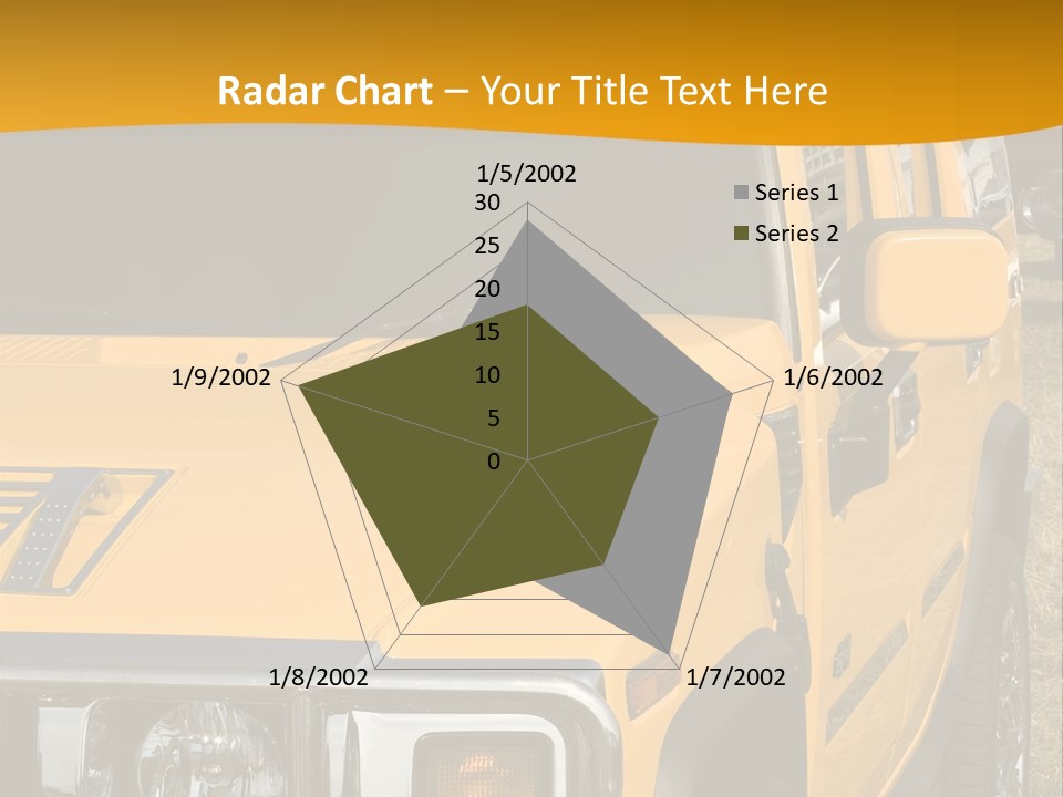 Utility Vehicle White PowerPoint Template