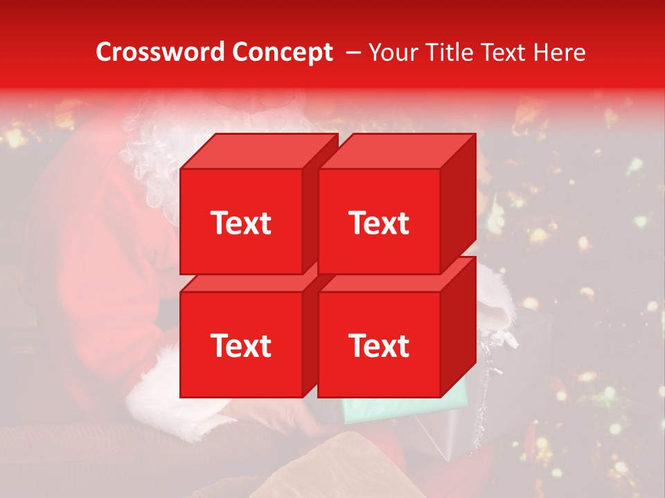 Christmas Santa Presents PowerPoint Template