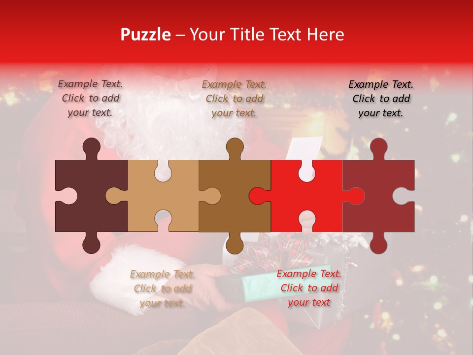 Christmas Santa Presents PowerPoint Template