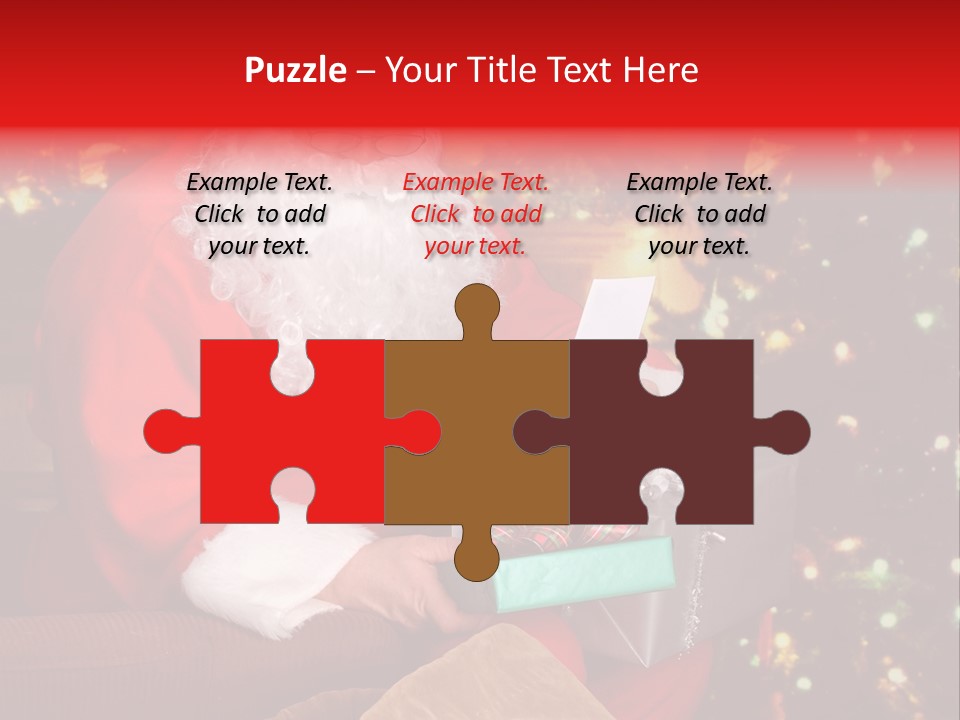 Christmas Santa Presents PowerPoint Template