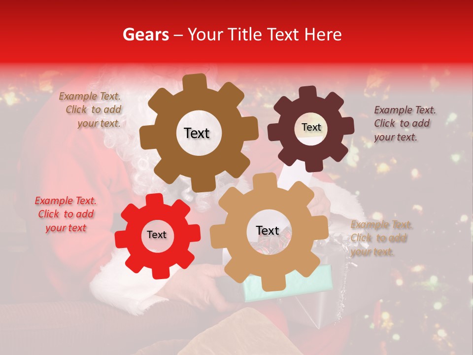 Christmas Santa Presents PowerPoint Template