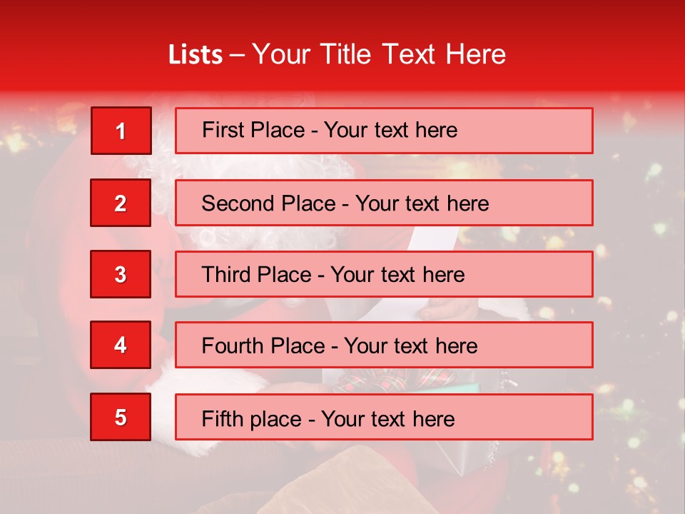 Christmas Santa Presents PowerPoint Template