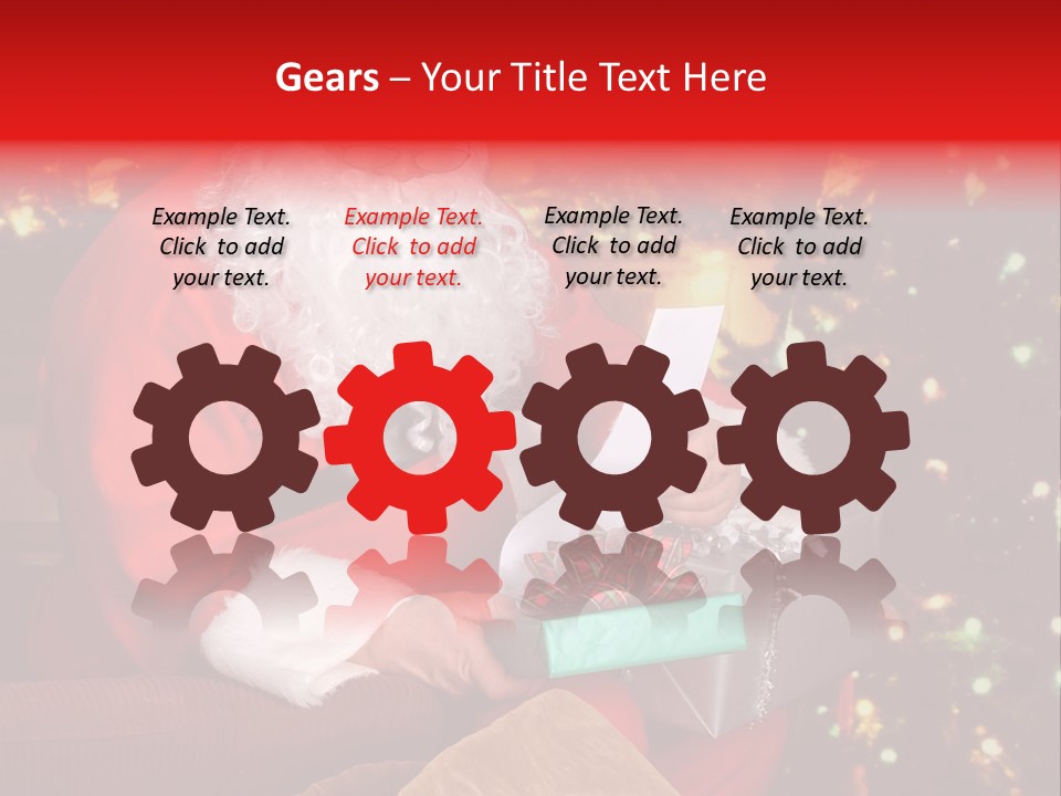 Christmas Santa Presents PowerPoint Template