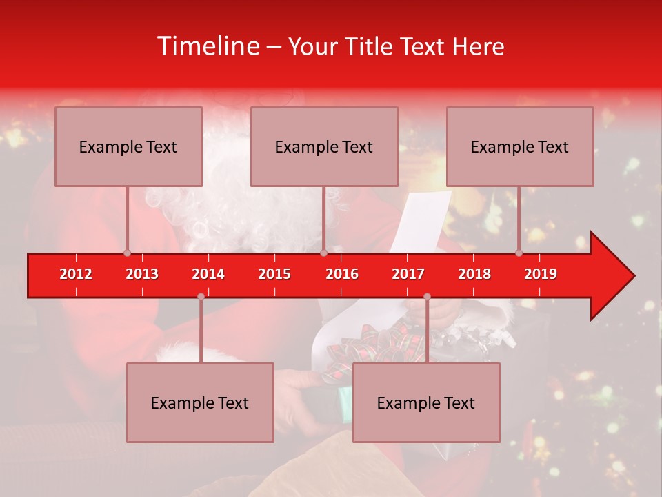 Christmas Santa Presents PowerPoint Template
