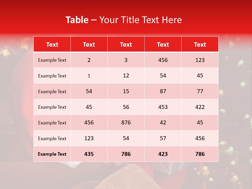 Christmas Santa Presents PowerPoint Template