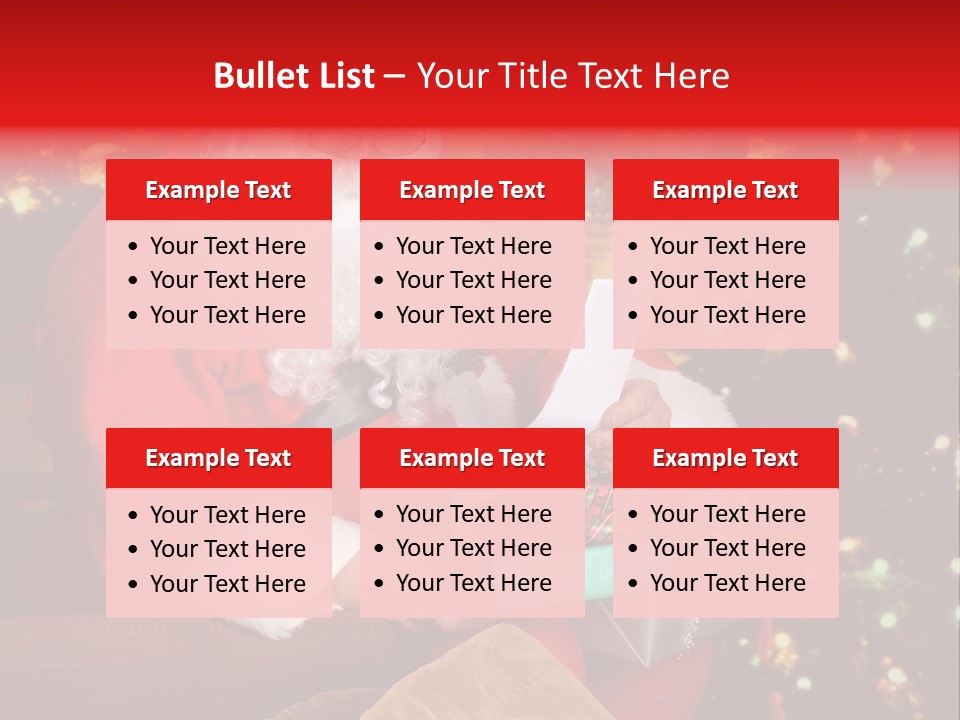 Christmas Santa Presents PowerPoint Template