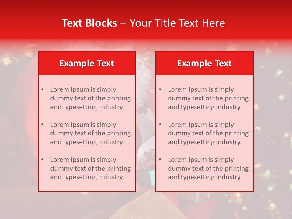 Christmas Santa Presents PowerPoint Template
