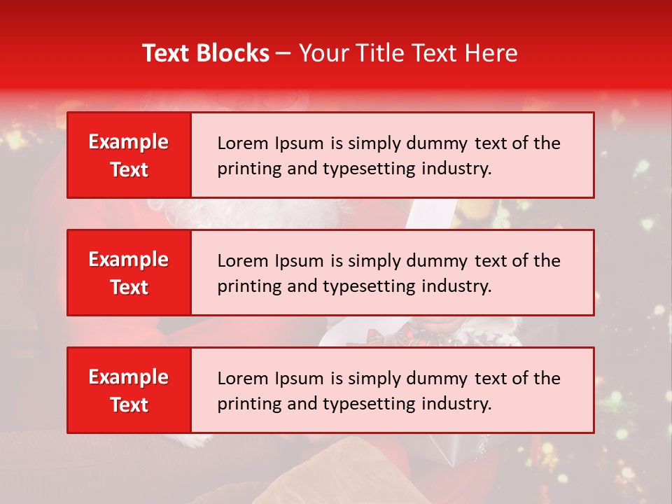 Christmas Santa Presents PowerPoint Template