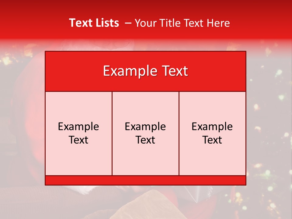 Christmas Santa Presents PowerPoint Template