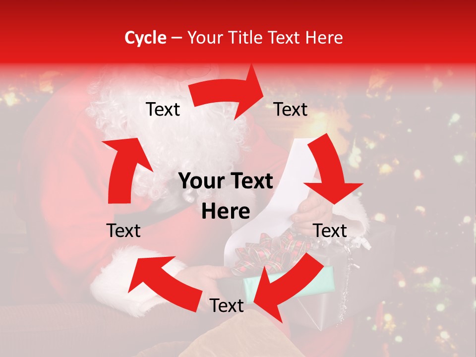 Christmas Santa Presents PowerPoint Template