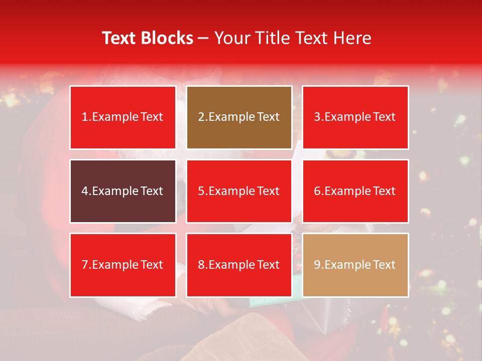 Christmas Santa Presents PowerPoint Template