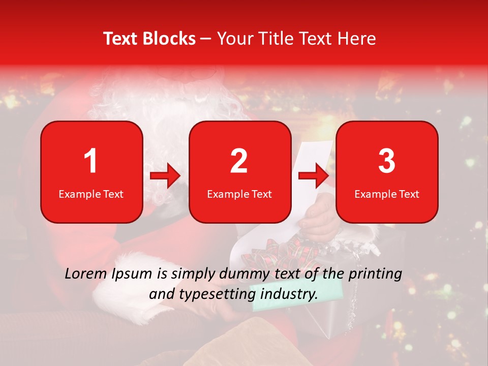 Christmas Santa Presents PowerPoint Template