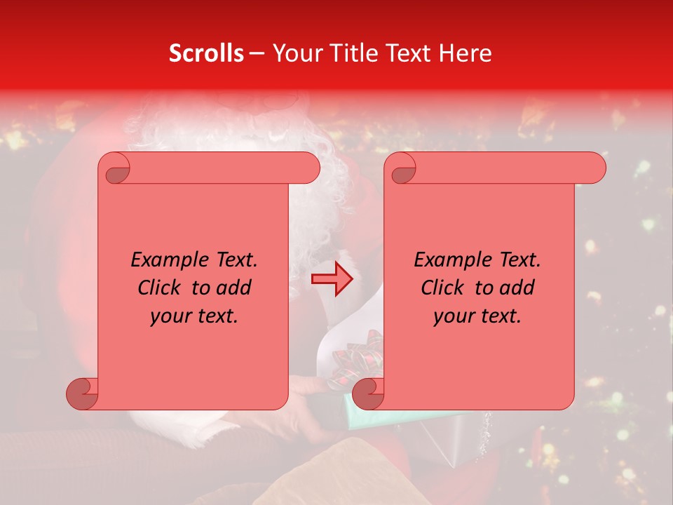 Christmas Santa Presents PowerPoint Template