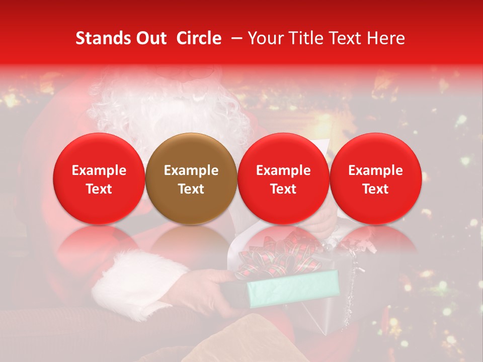 Christmas Santa Presents PowerPoint Template