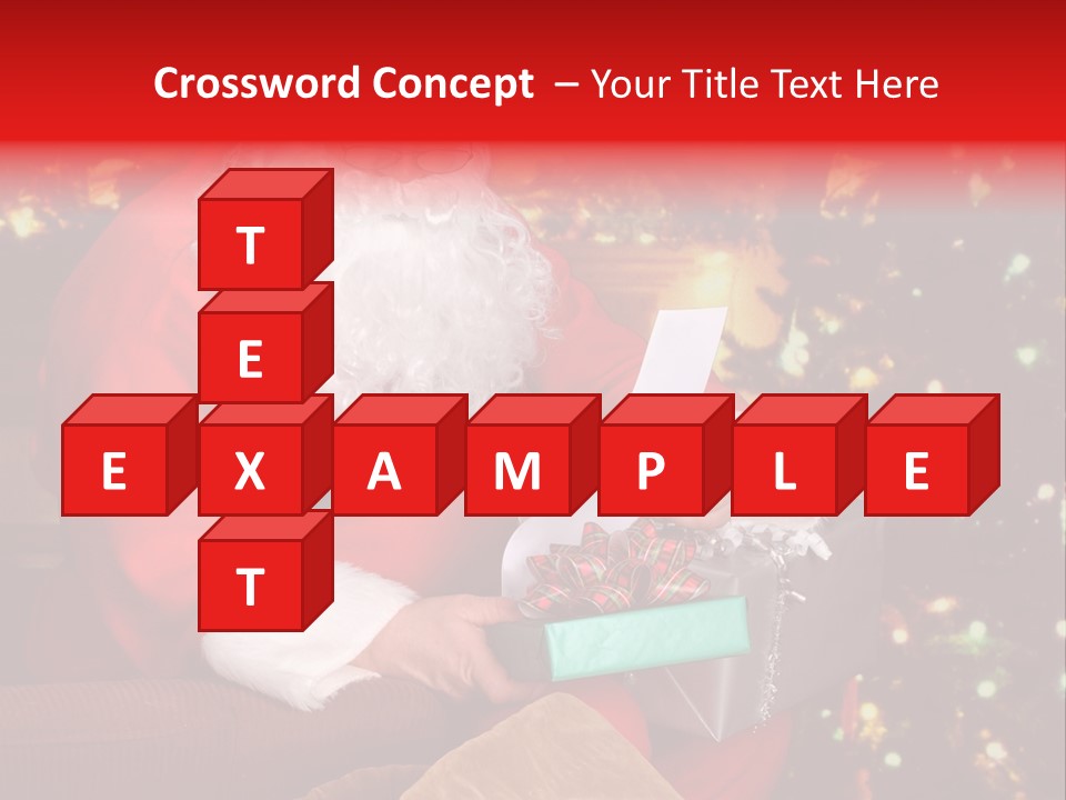 Christmas Santa Presents PowerPoint Template