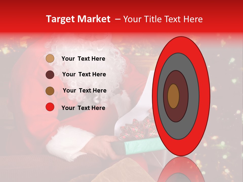 Christmas Santa Presents PowerPoint Template