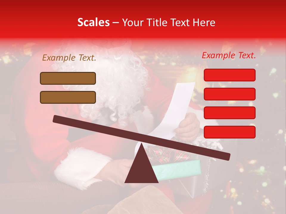 Christmas Santa Presents PowerPoint Template