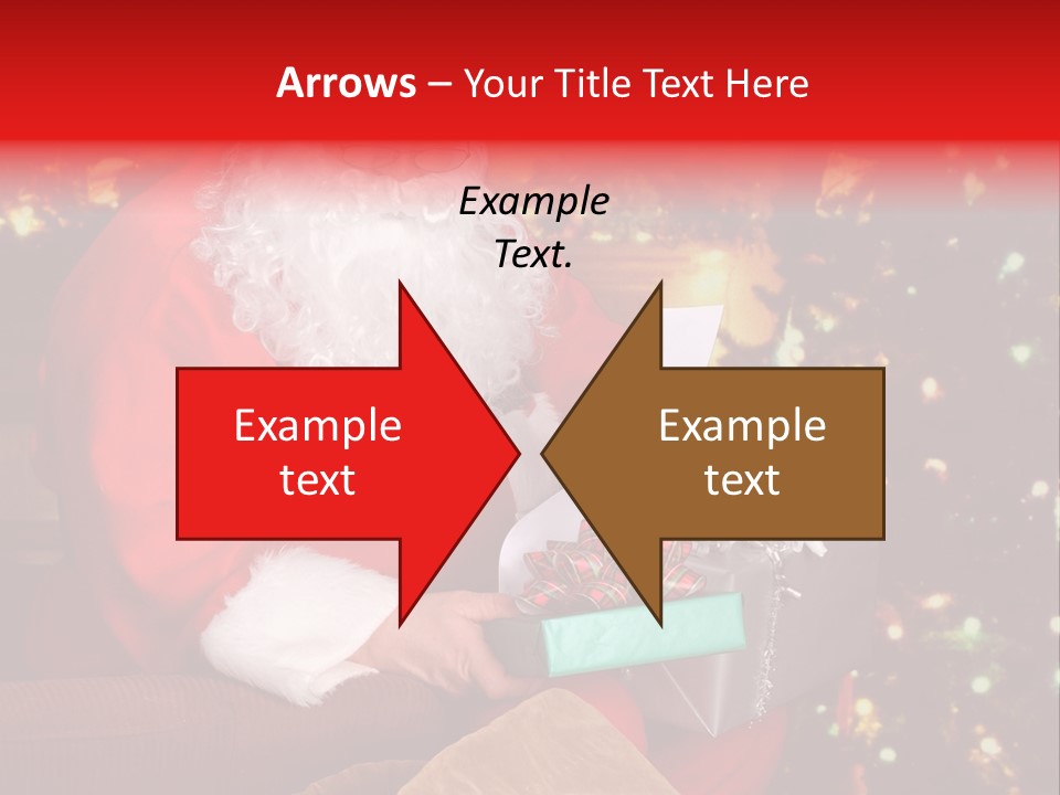 Christmas Santa Presents PowerPoint Template