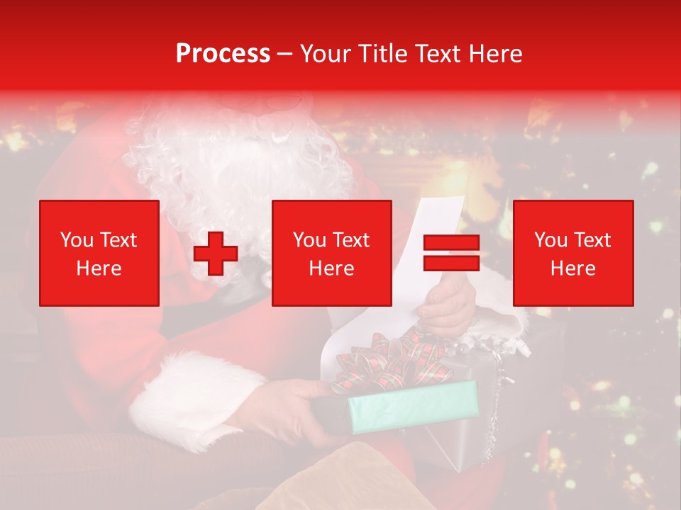 Christmas Santa Presents PowerPoint Template