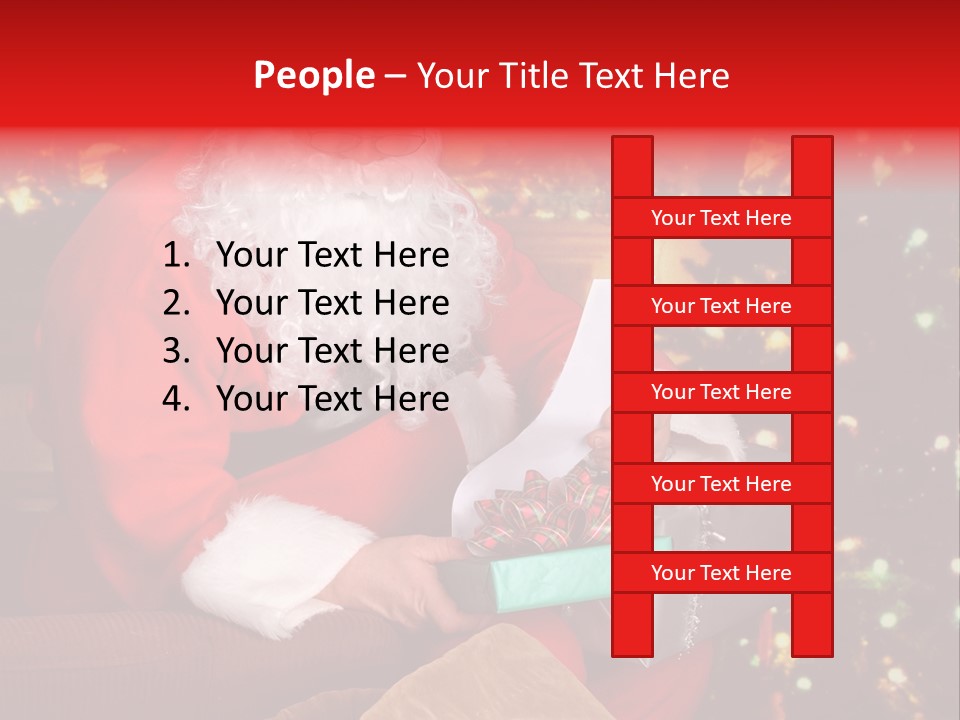 Christmas Santa Presents PowerPoint Template