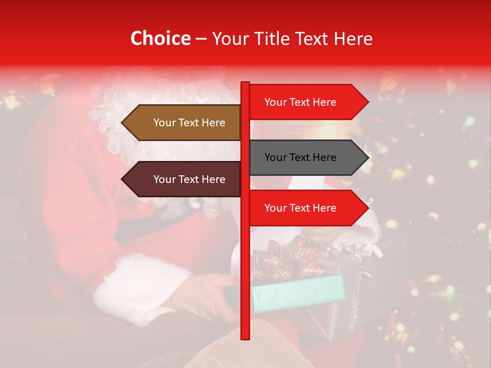 Christmas Santa Presents PowerPoint Template