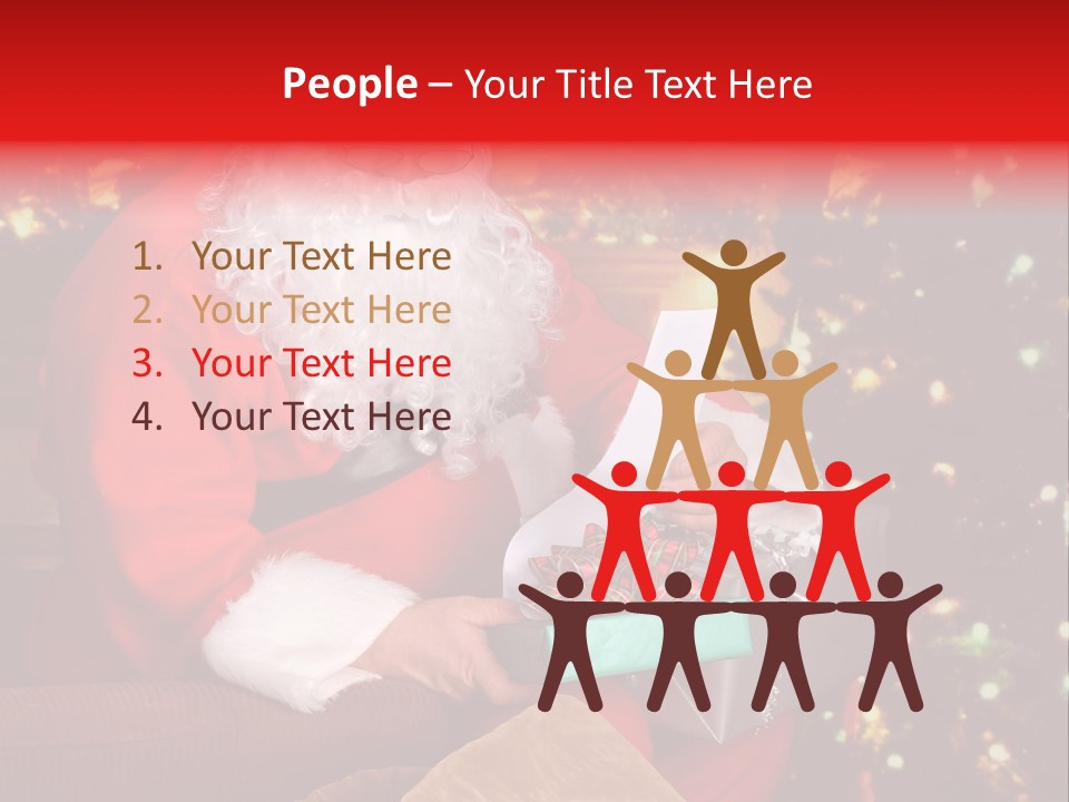 Christmas Santa Presents PowerPoint Template