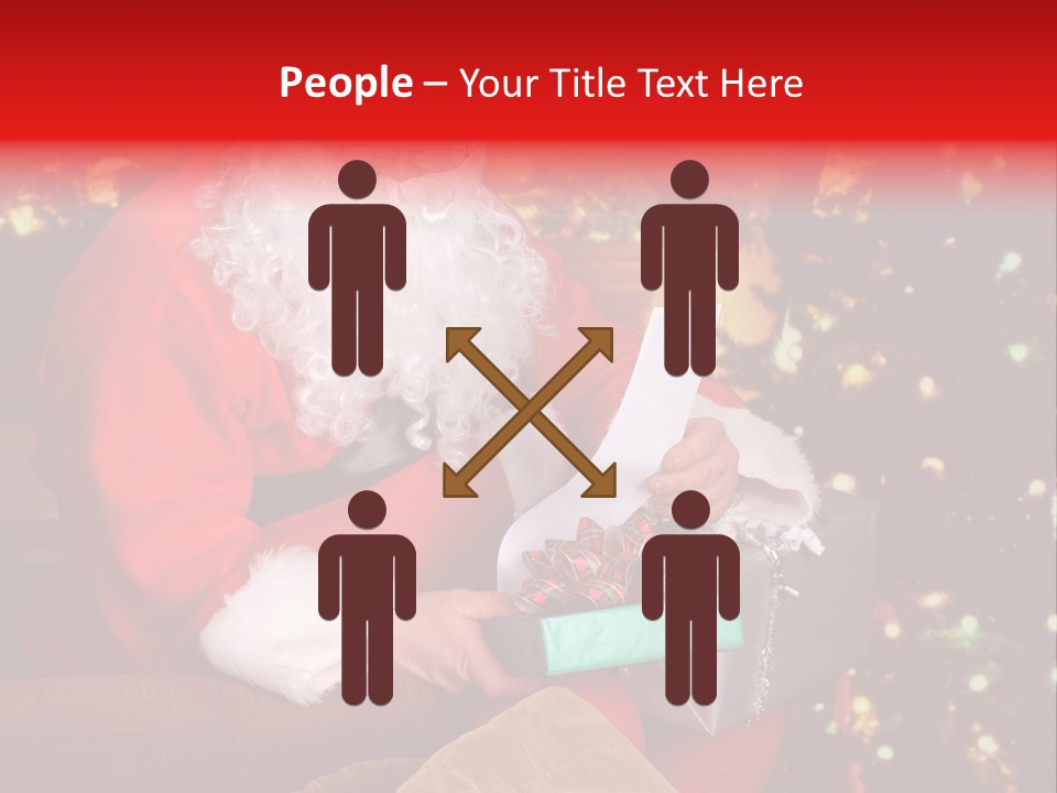 Christmas Santa Presents PowerPoint Template