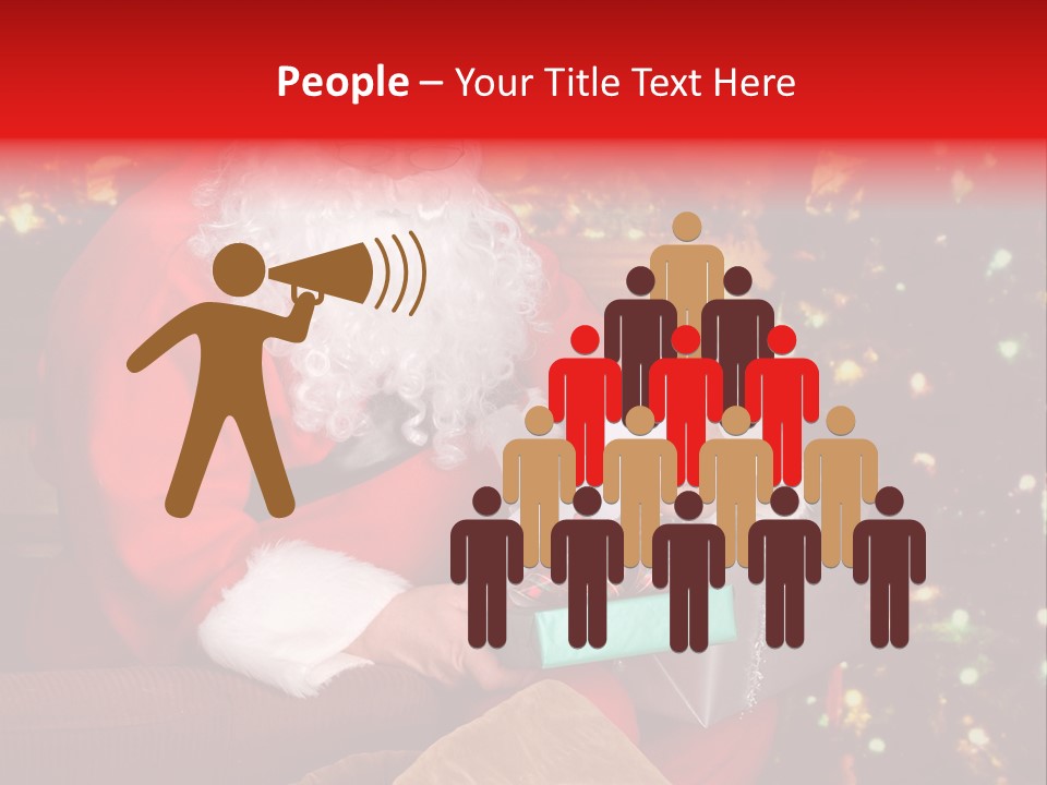 Christmas Santa Presents PowerPoint Template