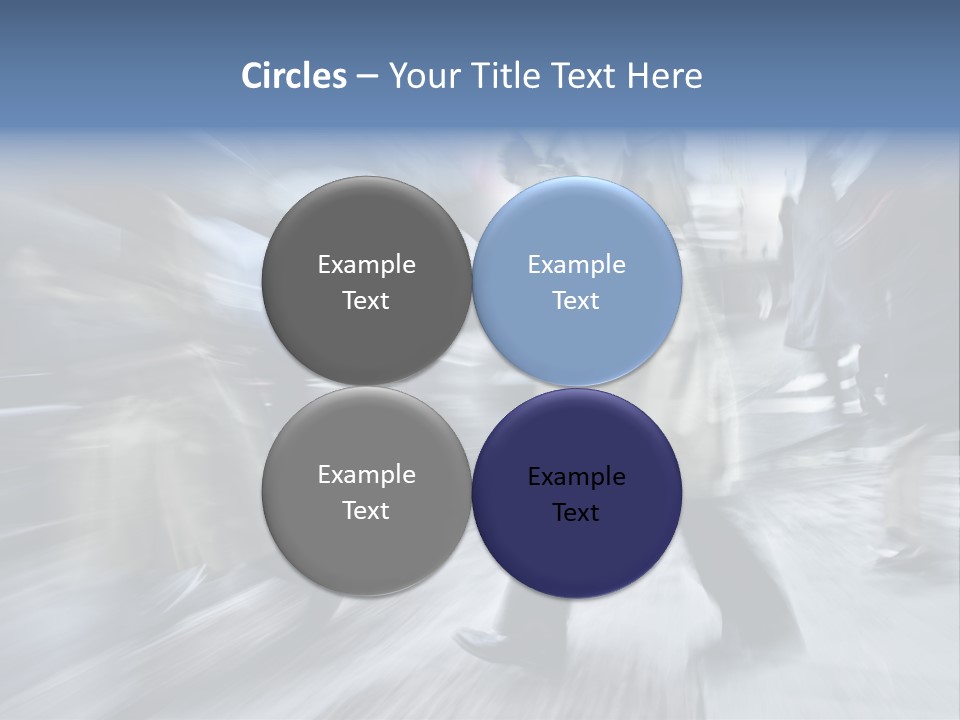 A Group Of People Walking Down A Street Holding Umbrellas PowerPoint Template