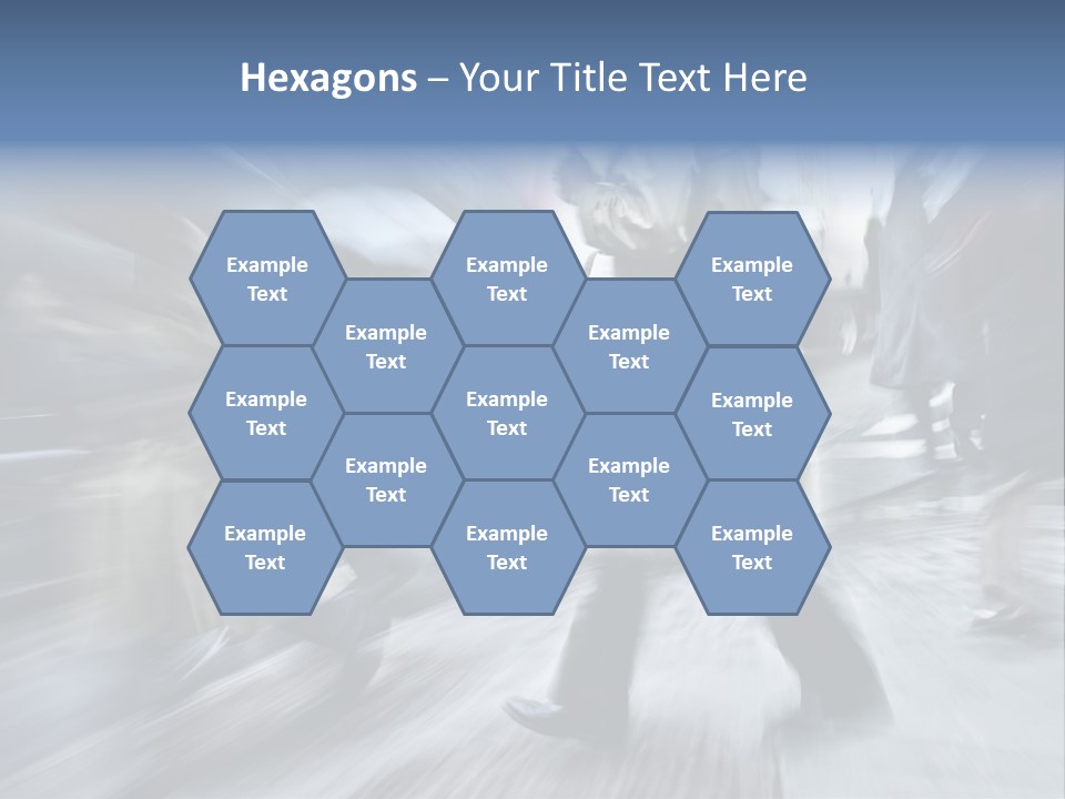 A Group Of People Walking Down A Street Holding Umbrellas PowerPoint Template