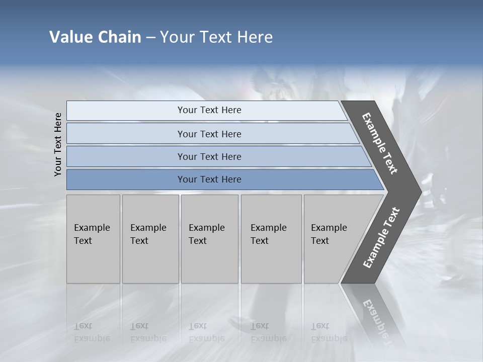 A Group Of People Walking Down A Street Holding Umbrellas PowerPoint Template