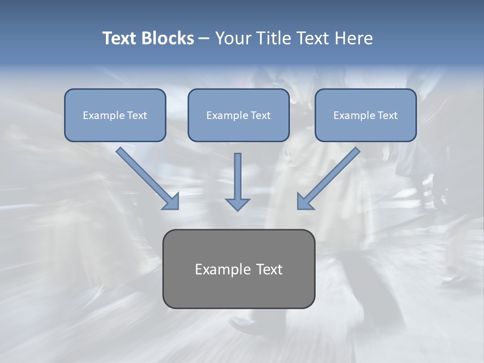 A Group Of People Walking Down A Street Holding Umbrellas PowerPoint Template