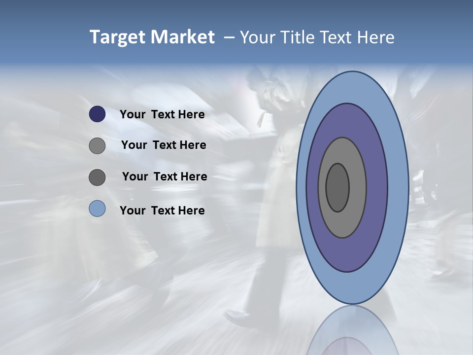 A Group Of People Walking Down A Street Holding Umbrellas PowerPoint Template