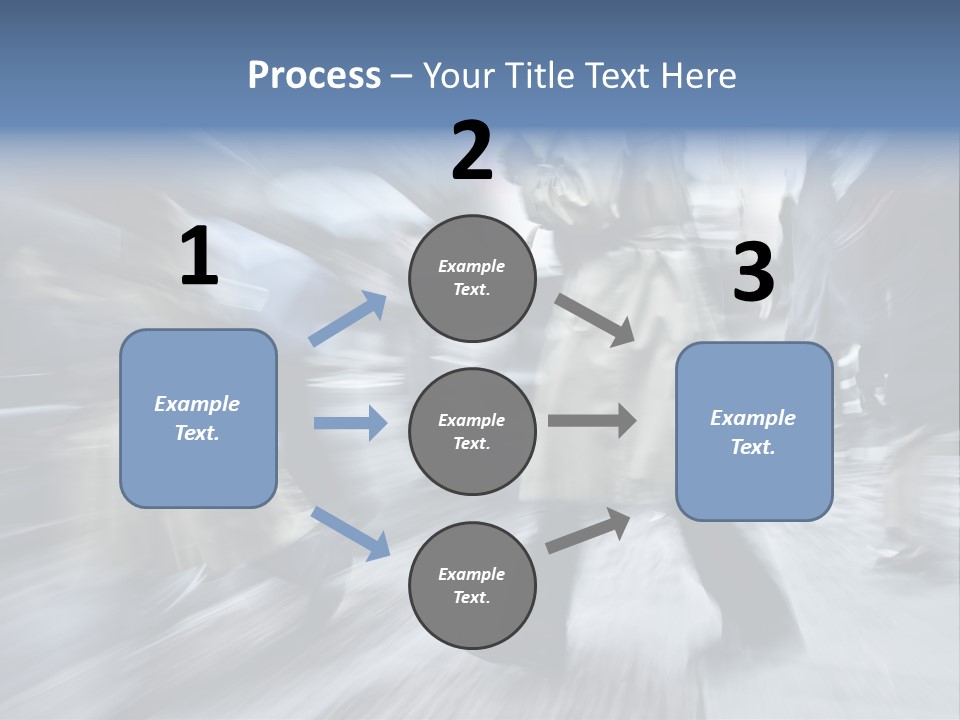 A Group Of People Walking Down A Street Holding Umbrellas PowerPoint Template