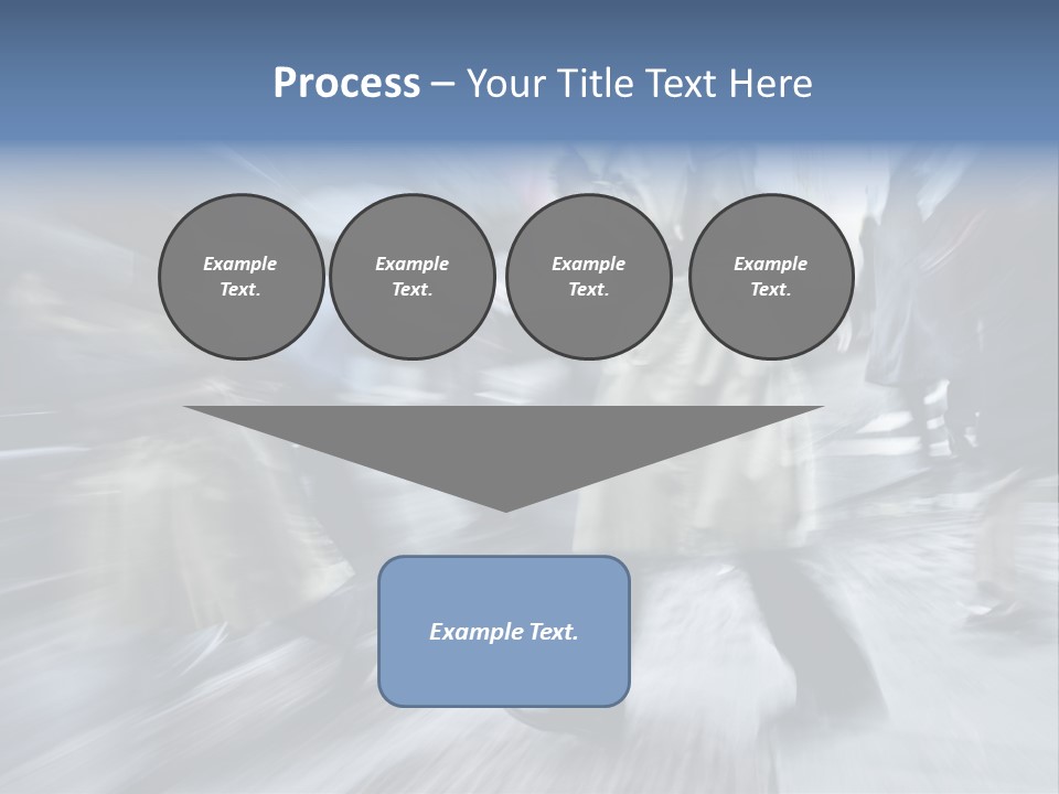 A Group Of People Walking Down A Street Holding Umbrellas PowerPoint Template