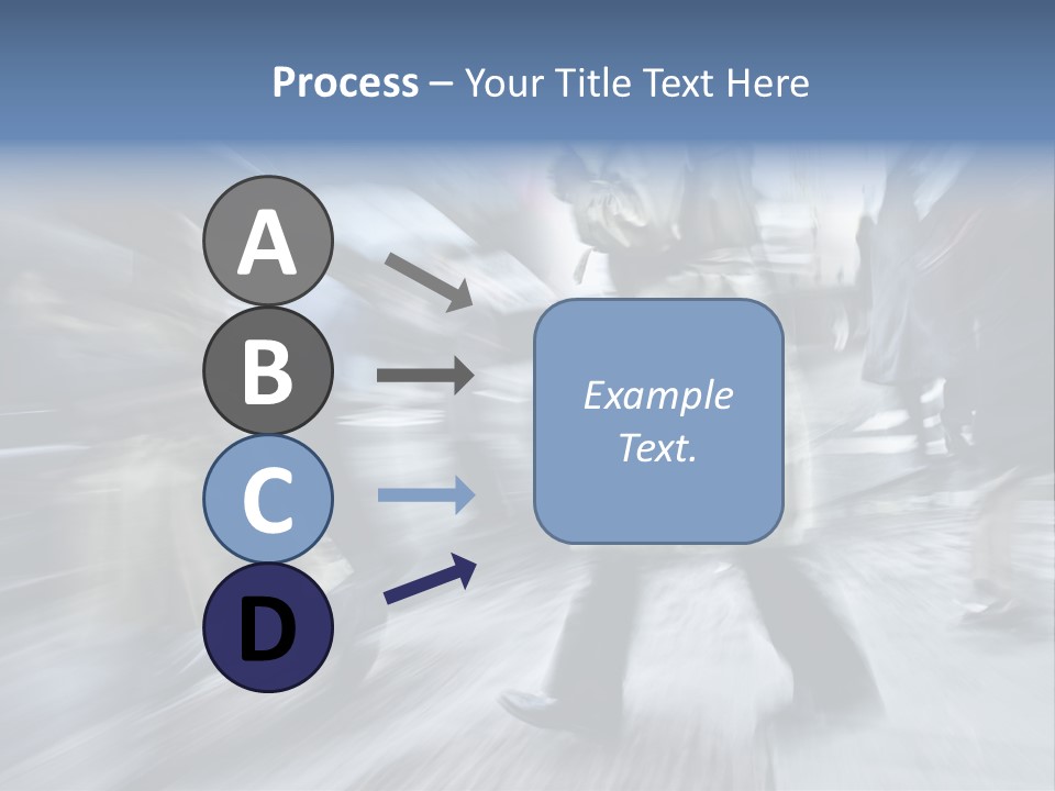 A Group Of People Walking Down A Street Holding Umbrellas PowerPoint Template
