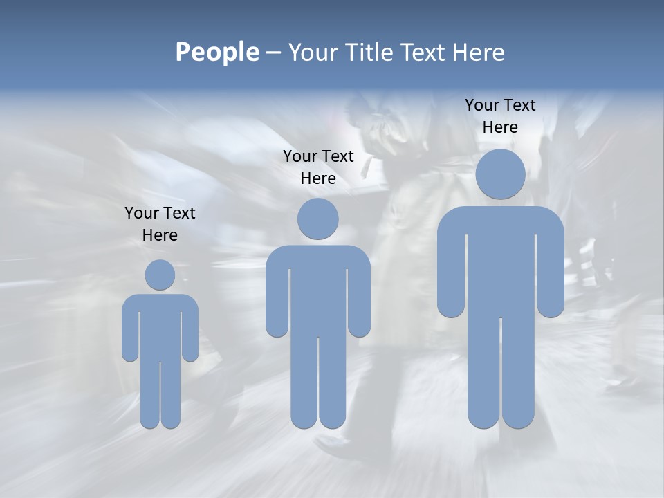 A Group Of People Walking Down A Street Holding Umbrellas PowerPoint Template