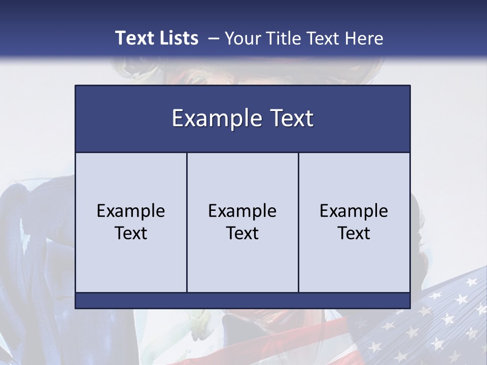 United States Independence Patriotic PowerPoint Template