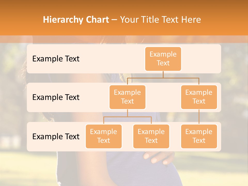 A Pregnant Woman In A Blue Dress Is Smiling PowerPoint Template