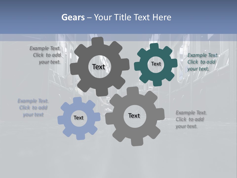 Vehicle Seat Vehicle Interior Metro PowerPoint Template