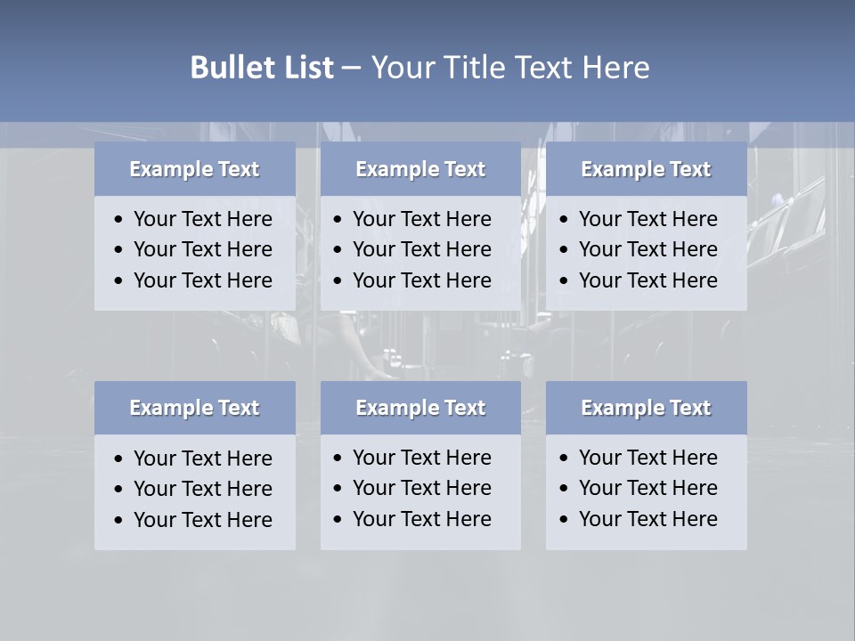 Vehicle Seat Vehicle Interior Metro PowerPoint Template