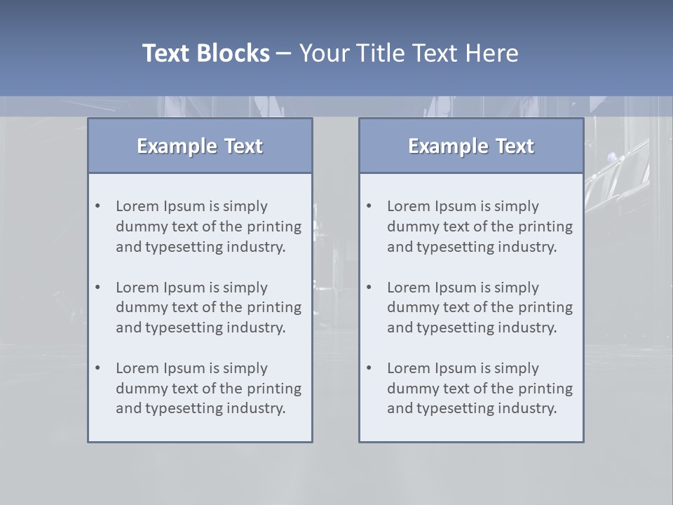 Vehicle Seat Vehicle Interior Metro PowerPoint Template