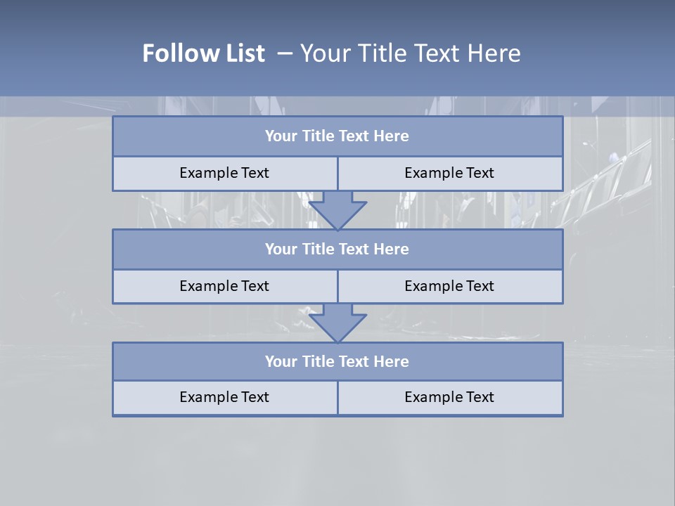 Vehicle Seat Vehicle Interior Metro PowerPoint Template