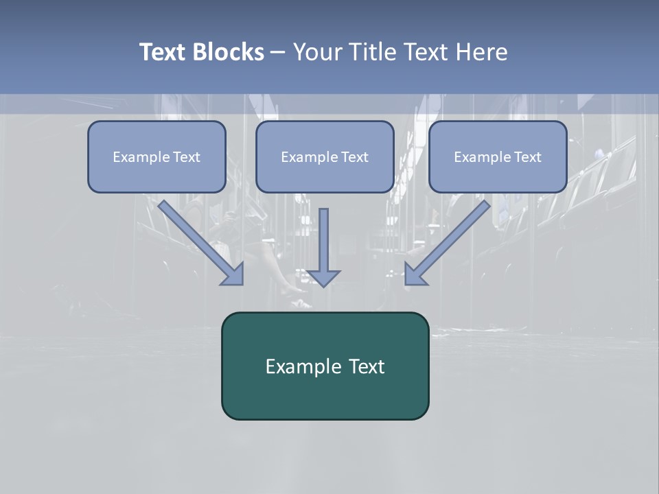 Vehicle Seat Vehicle Interior Metro PowerPoint Template